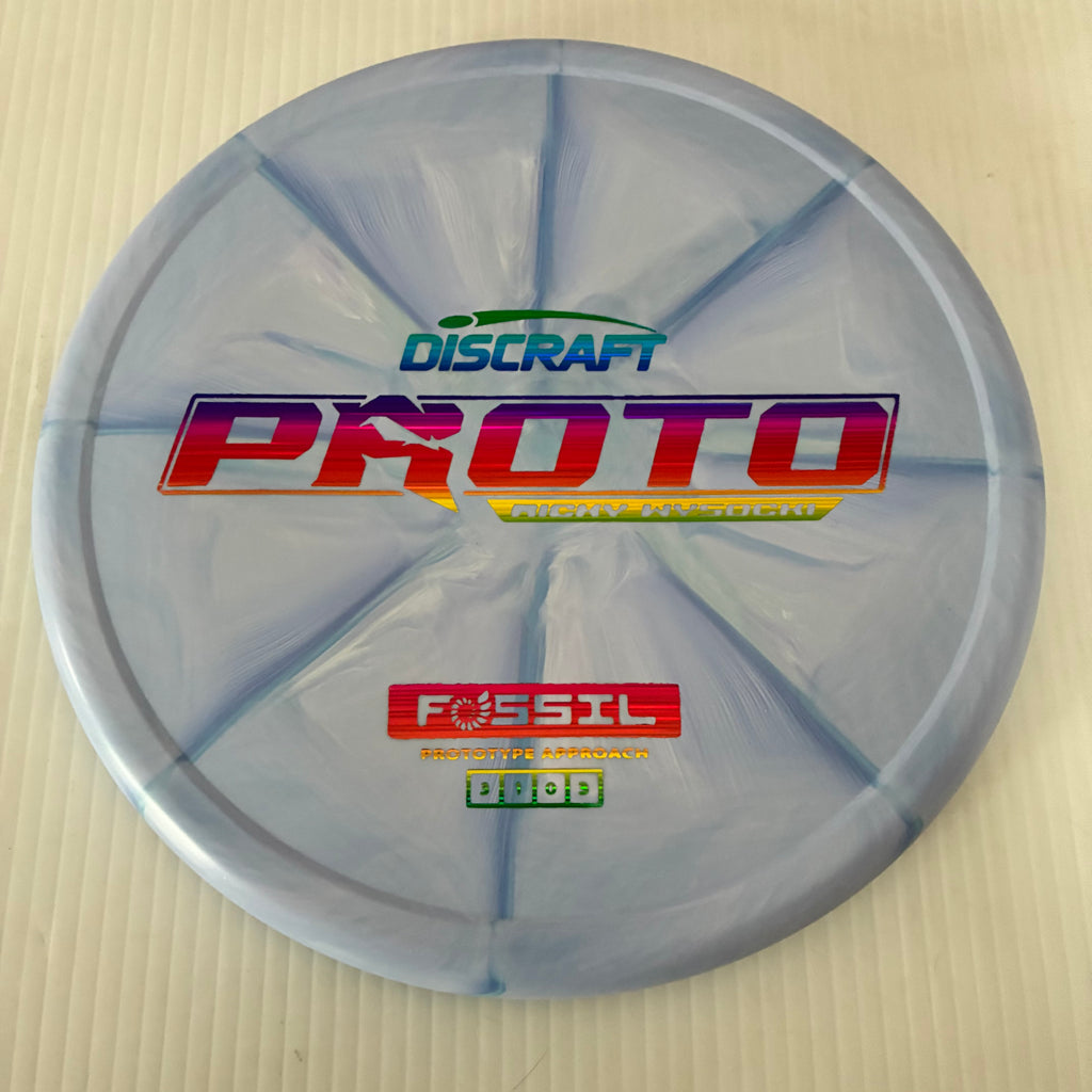 Discraft Ricky Wysocki Prototype Swirly CT Crazy Tuff Fossil 3/1/0/3