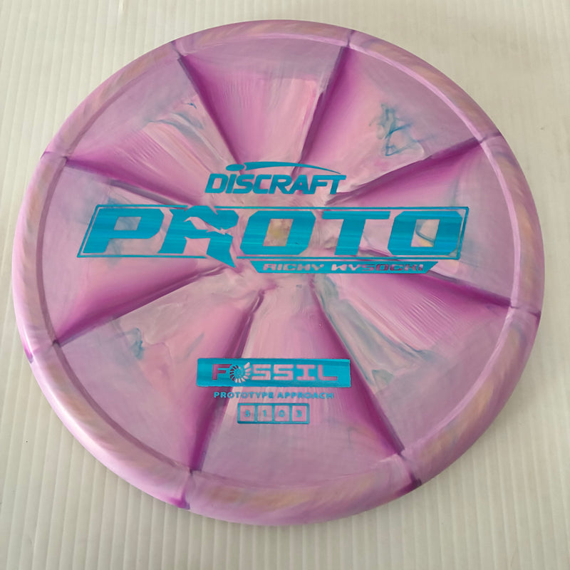 Discraft Ricky Wysocki Prototype Swirly CT Crazy Tuff Fossil 3/1/0/3