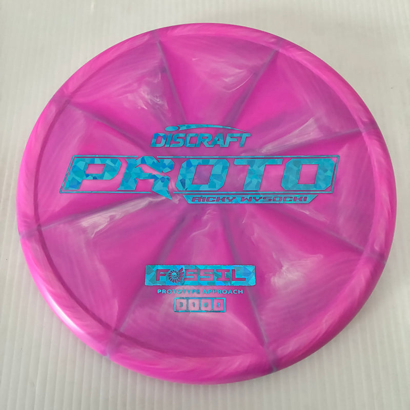 Discraft Ricky Wysocki Prototype Swirly CT Crazy Tuff Fossil 3/1/0/3