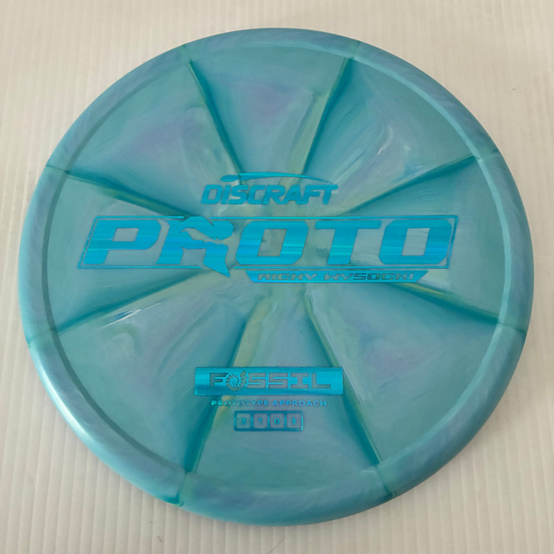 Discraft Ricky Wysocki Prototype Swirly CT Crazy Tuff Fossil 3/1/0/3