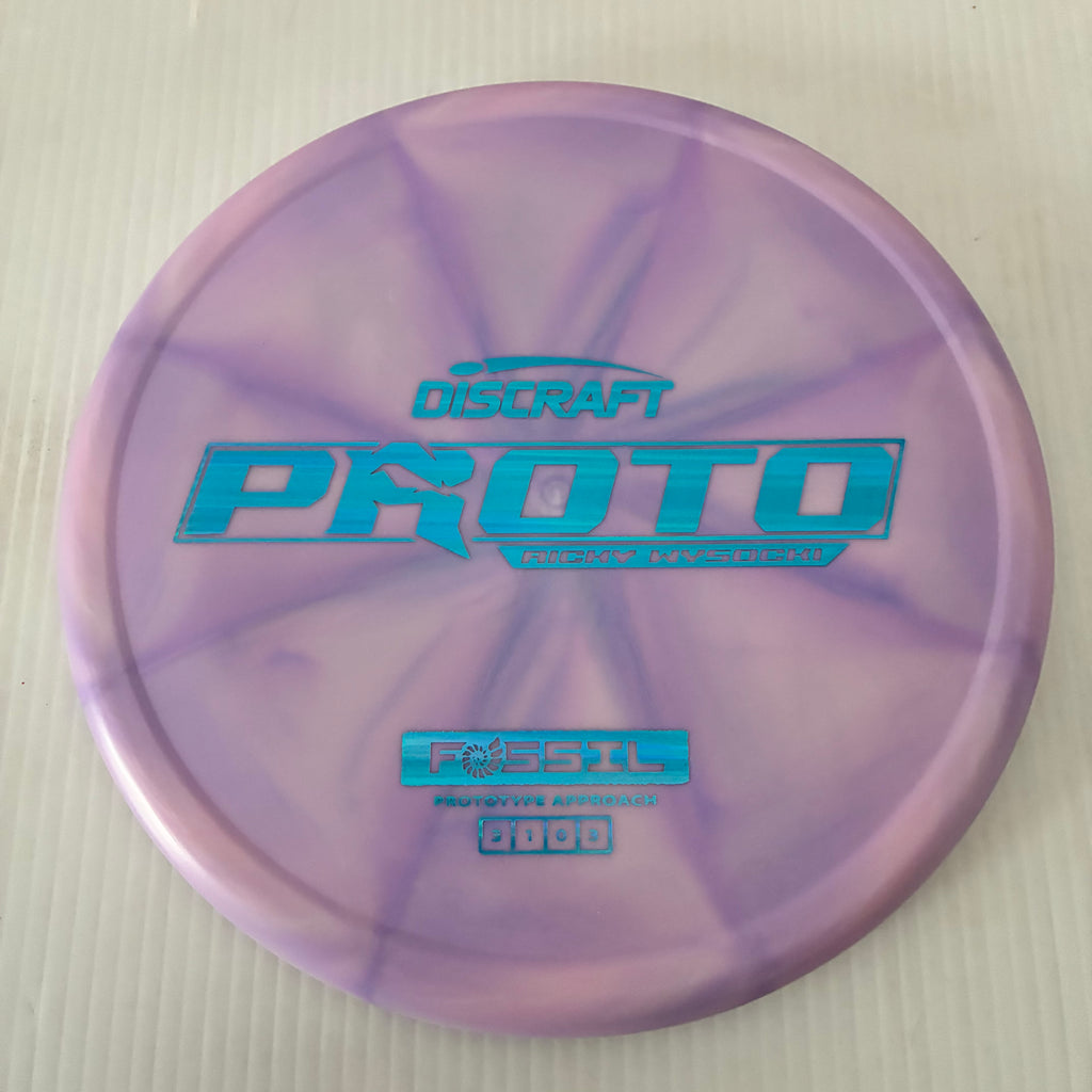 Discraft Ricky Wysocki Prototype Swirly CT Crazy Tuff Fossil 3/1/0/3