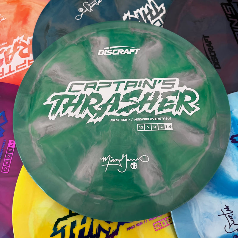 Discraft First Run Missy Gannon Swirly ESP Captain's Thrasher 12/5/0/2