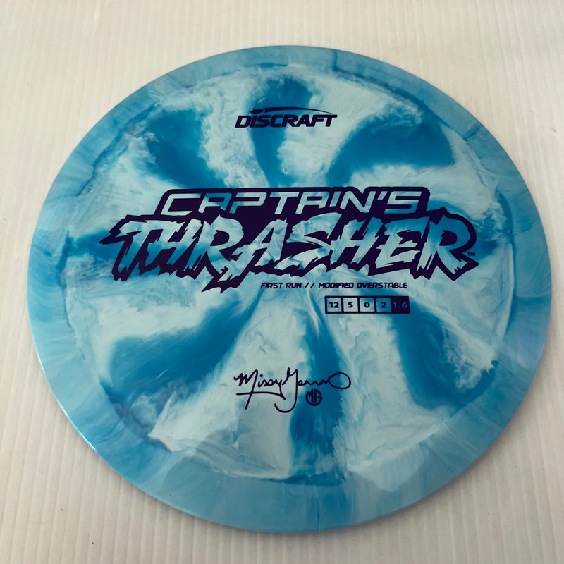 Discraft First Run Missy Gannon Swirly ESP Captain's Thrasher 12/5/0/2