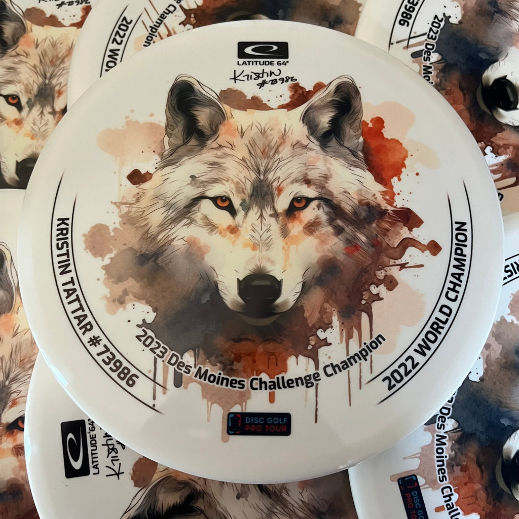 Latitude 64° Kristin Tattar 2023 DMC Champion Dye Max Gold Line Claymore 5/5/-1/1