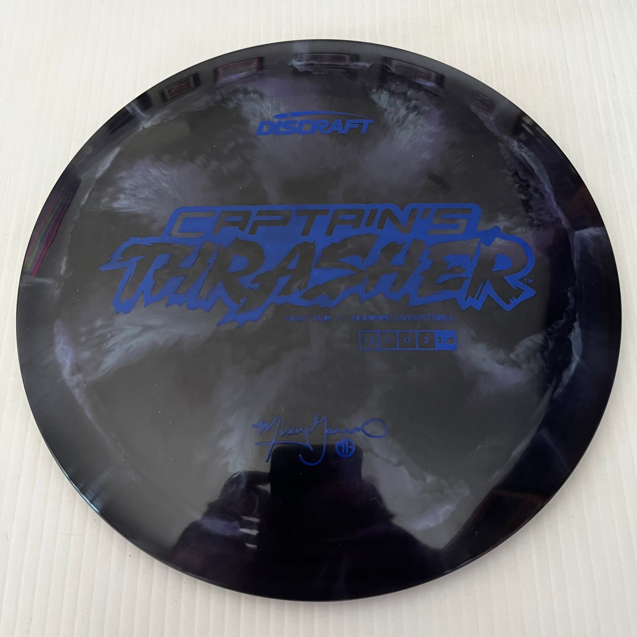 Discraft First Run Missy Gannon Swirly ESP Captain's Thrasher 12/5/0/2