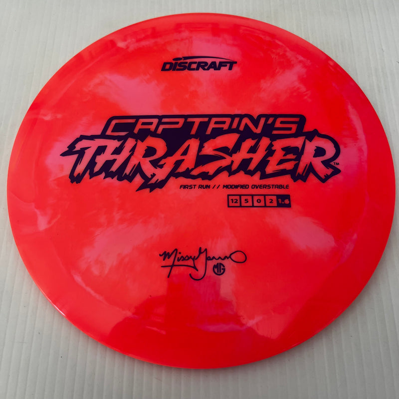 Discraft First Run Missy Gannon Swirly ESP Captain's Thrasher 12/5/0/2