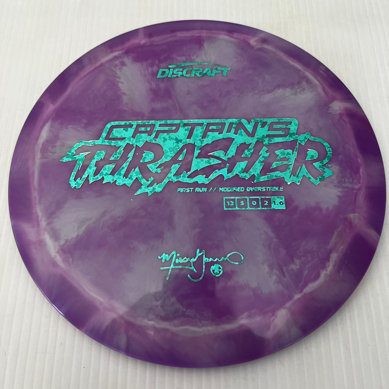 Discraft First Run Missy Gannon Swirly ESP Captain's Thrasher 12/5/0/2