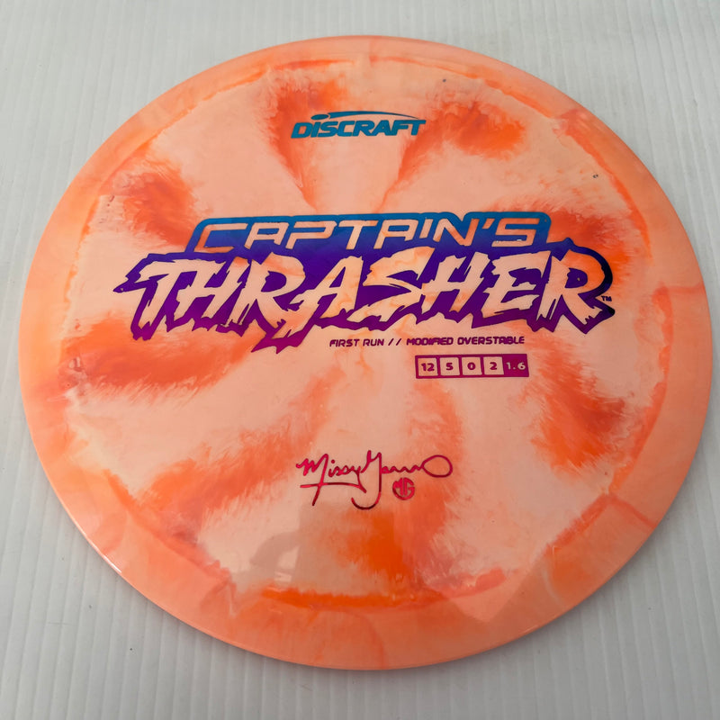 Discraft First Run Missy Gannon Swirly ESP Captain's Thrasher 12/5/0/2