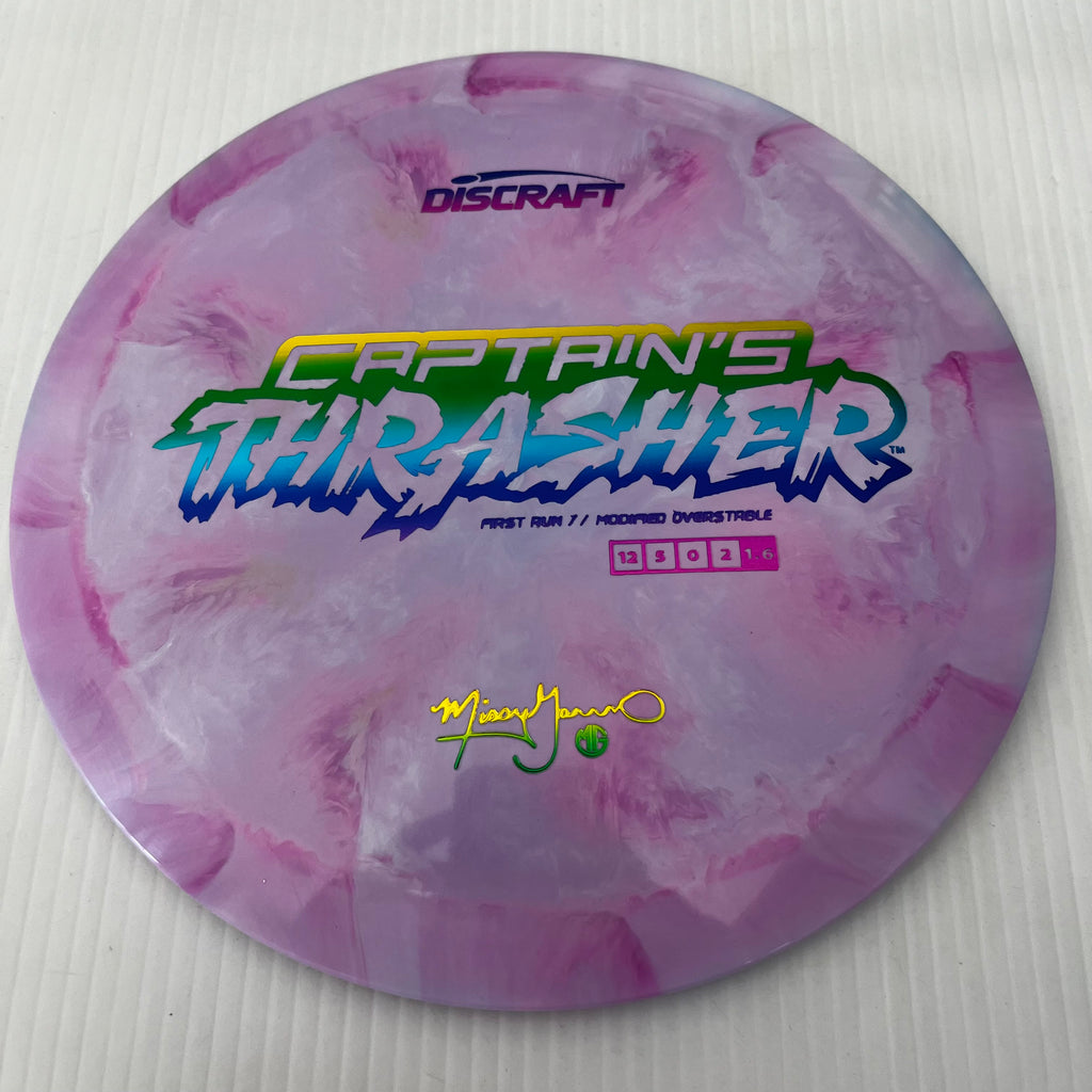 Discraft First Run Missy Gannon Swirly ESP Captain's Thrasher 12/5/0/2