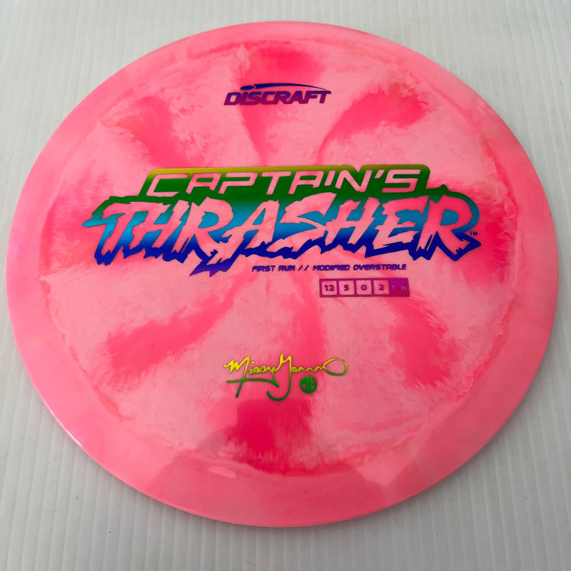 Discraft First Run Missy Gannon Swirly ESP Captain's Thrasher 12/5/0/2