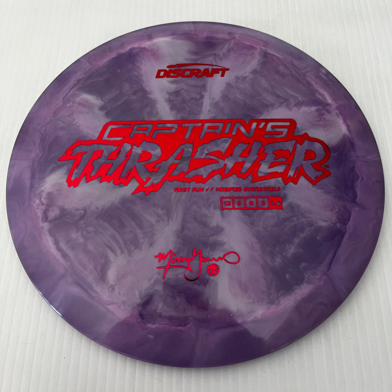 Discraft First Run Missy Gannon Swirly ESP Captain's Thrasher 12/5/0/2