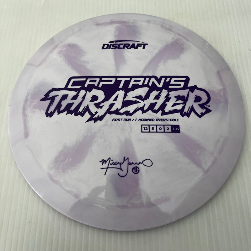 Discraft First Run Missy Gannon Swirly ESP Captain's Thrasher 12/5/0/2