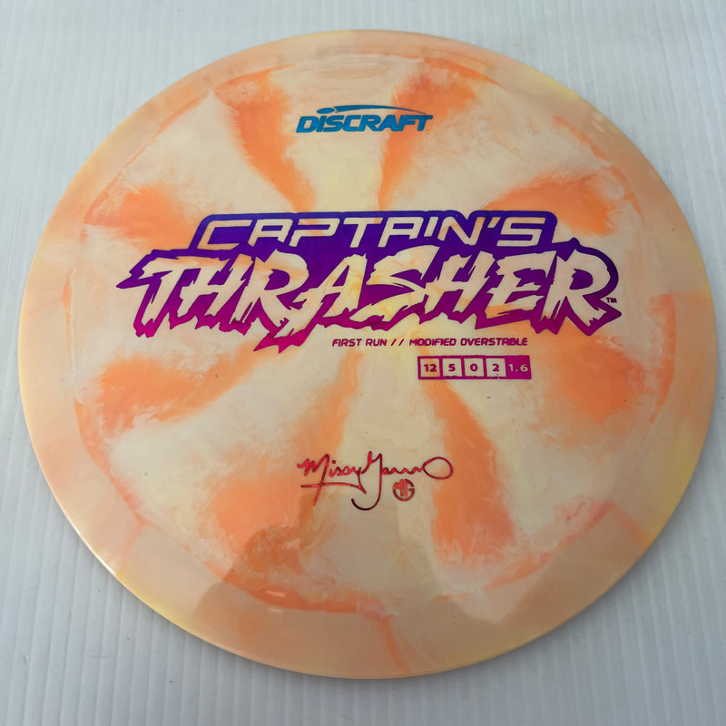 Discraft First Run Missy Gannon Swirly ESP Captain's Thrasher 12/5/0/2