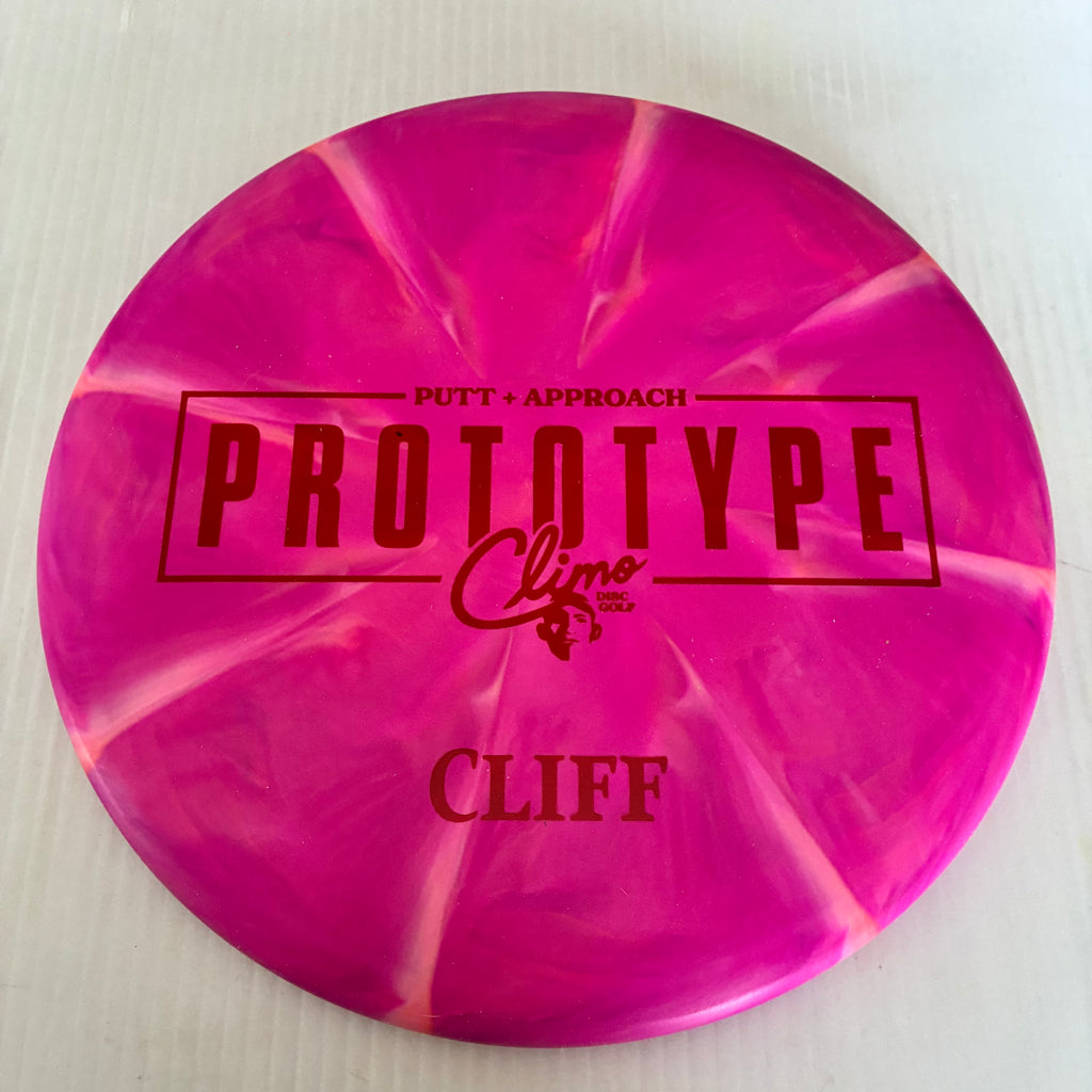 Climo Disc Golf Prototype Swirly Trophy Line Cliff 2/3/-1/0