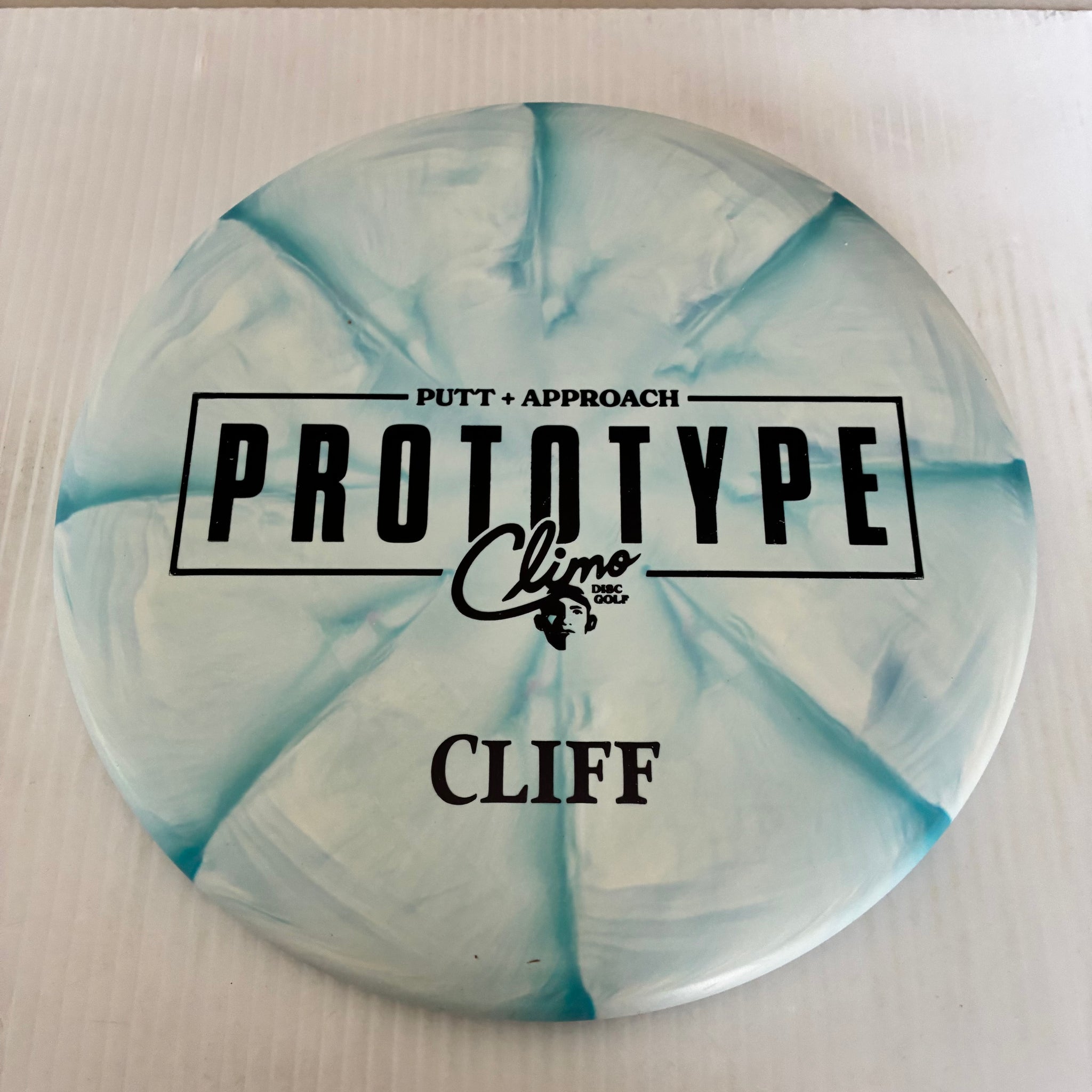 Climo Disc Golf Prototype Swirly Trophy Line Cliff 2/3/-1/0
