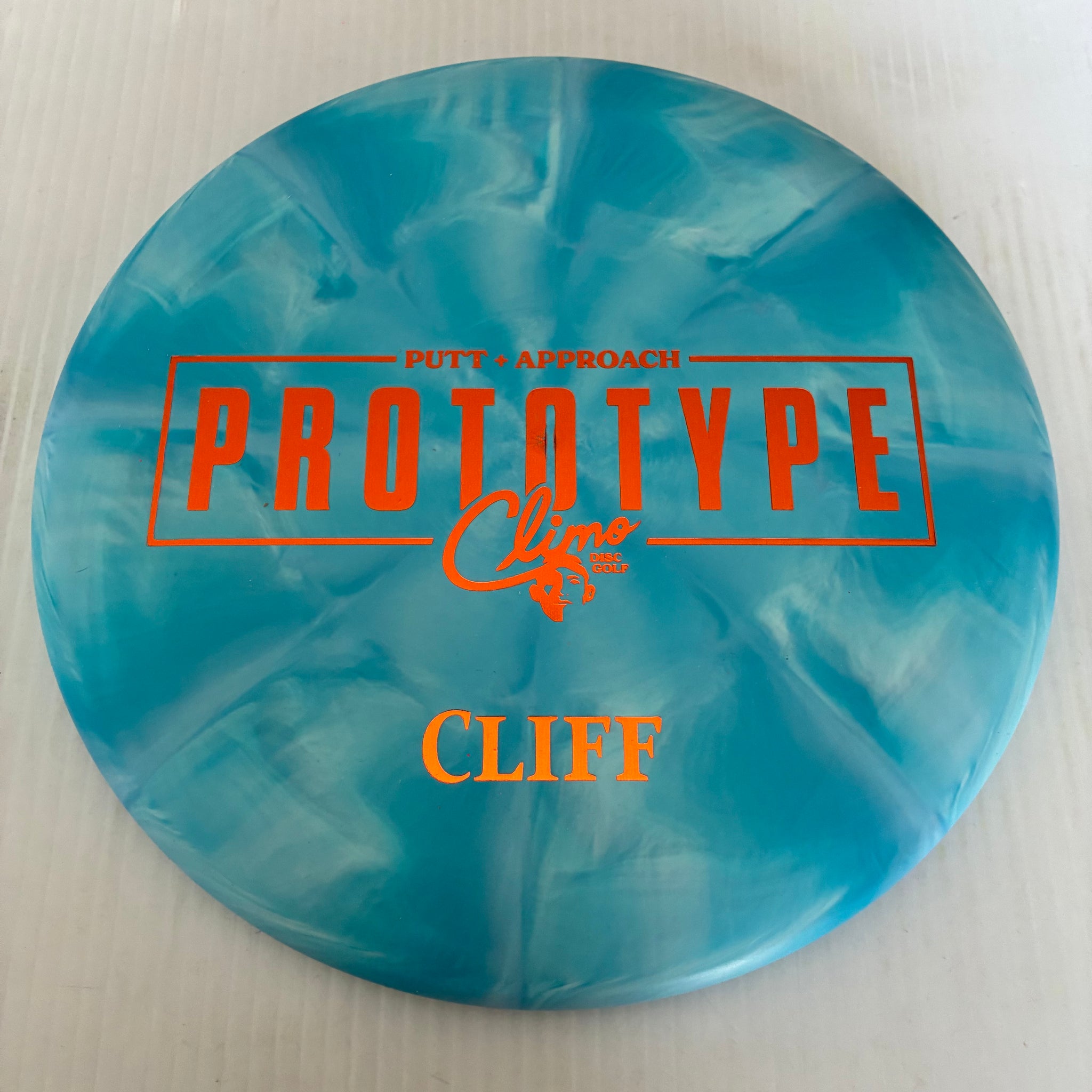 Climo Disc Golf Prototype Swirly Trophy Line Cliff 2/3/-1/0