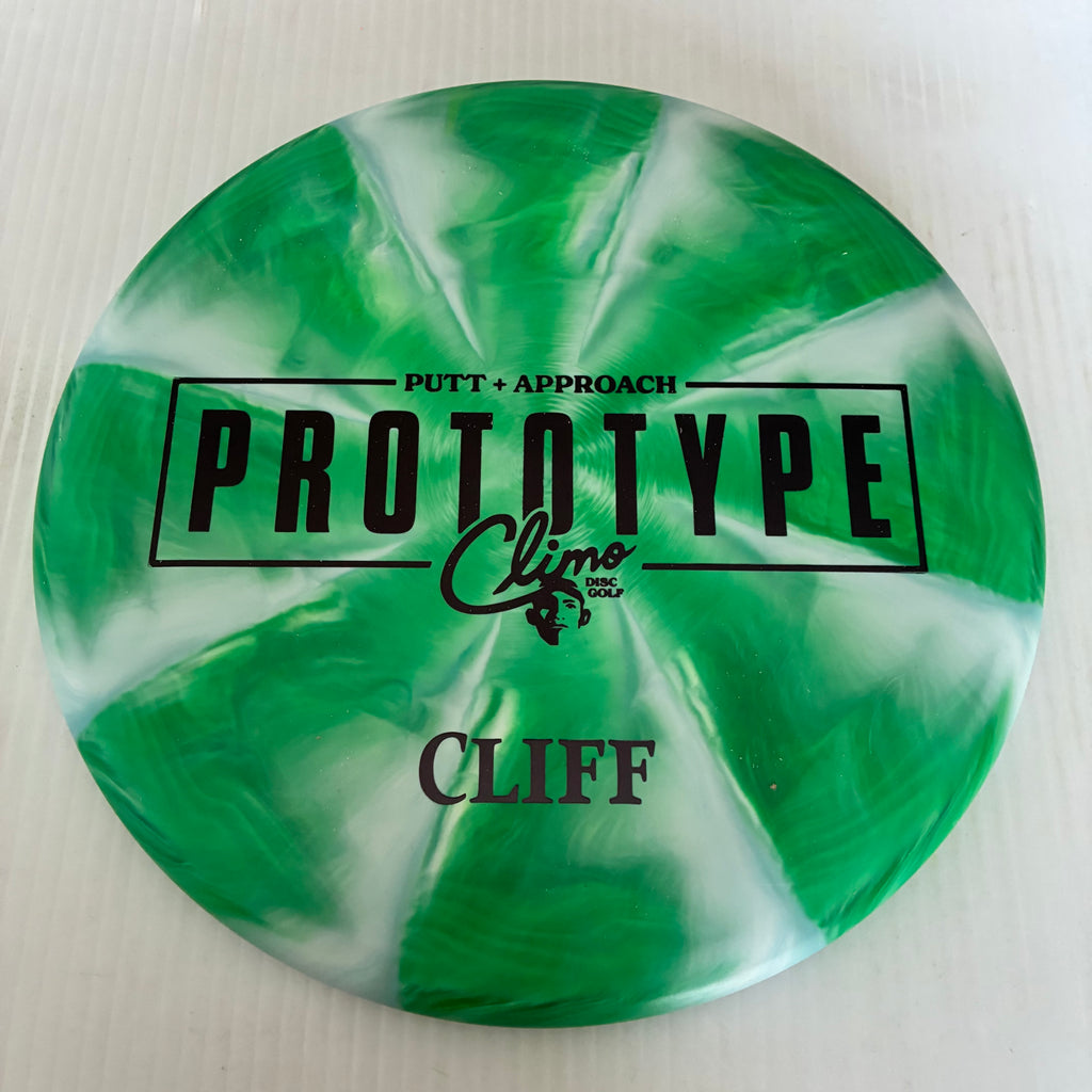 Climo Disc Golf Prototype Swirly Trophy Line Cliff 2/3/-1/0