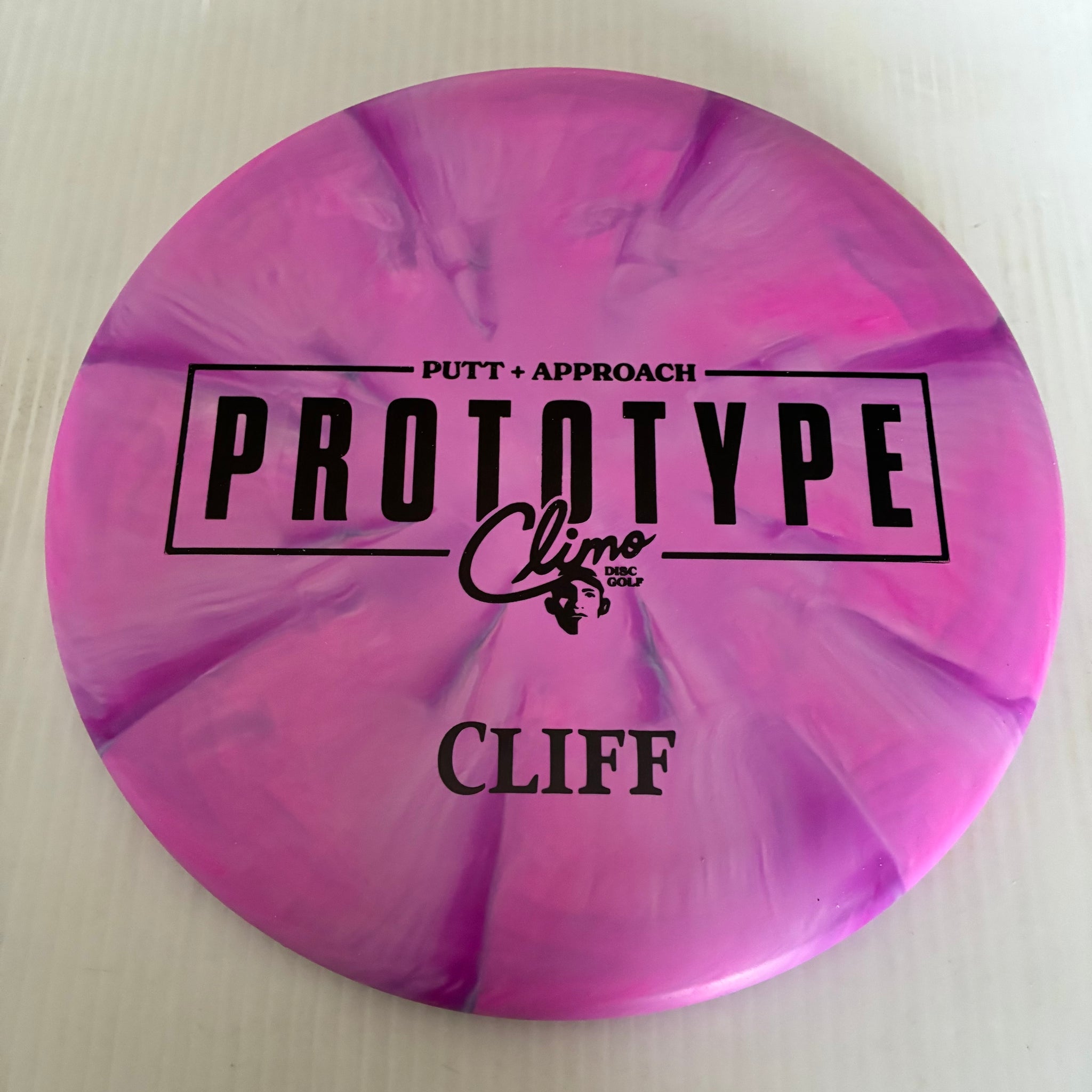 Climo Disc Golf Prototype Swirly Trophy Line Cliff 2/3/-1/0