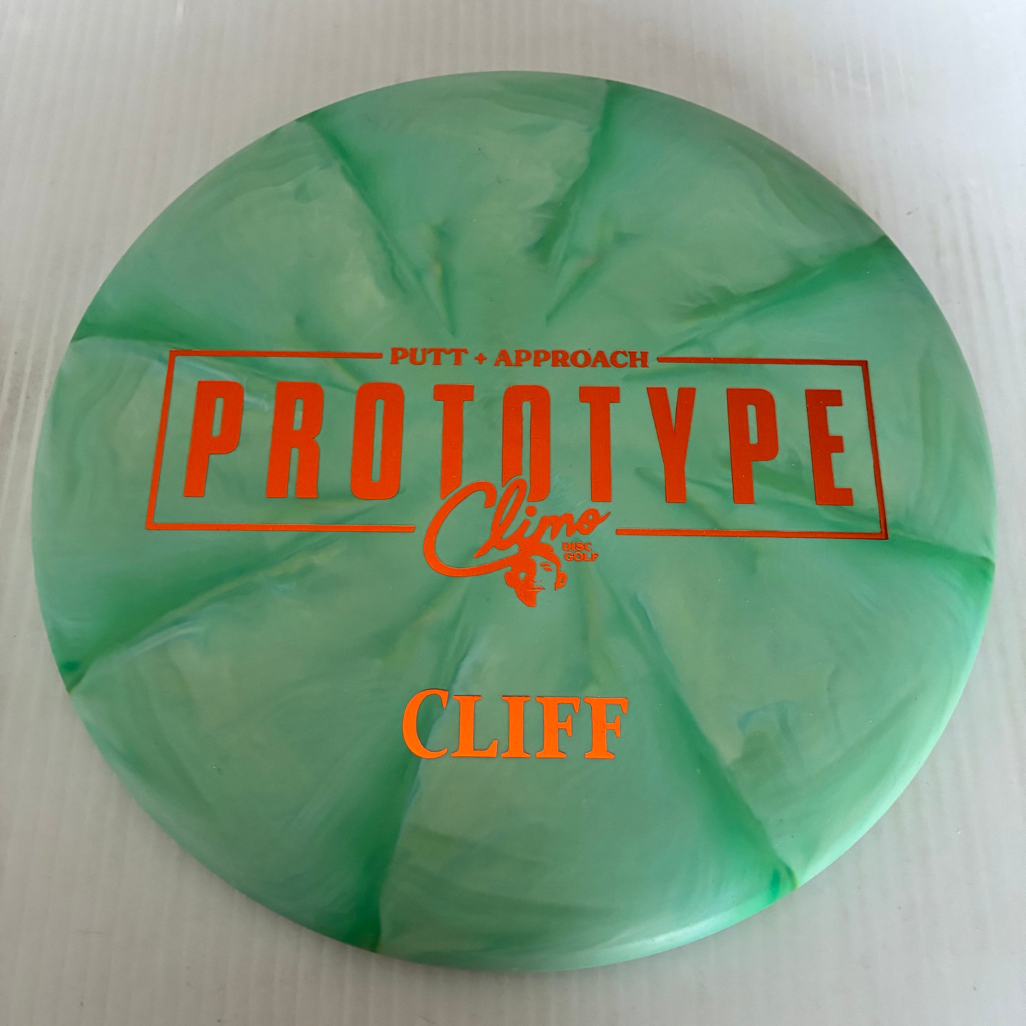 Climo Disc Golf Prototype Swirly Trophy Line Cliff 2/3/-1/0