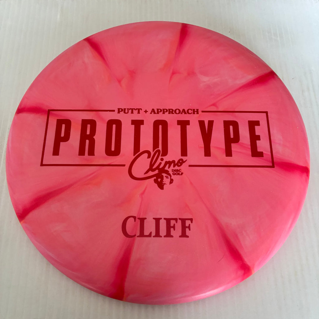 Climo Disc Golf Prototype Swirly Trophy Line Cliff 2/3/-1/0