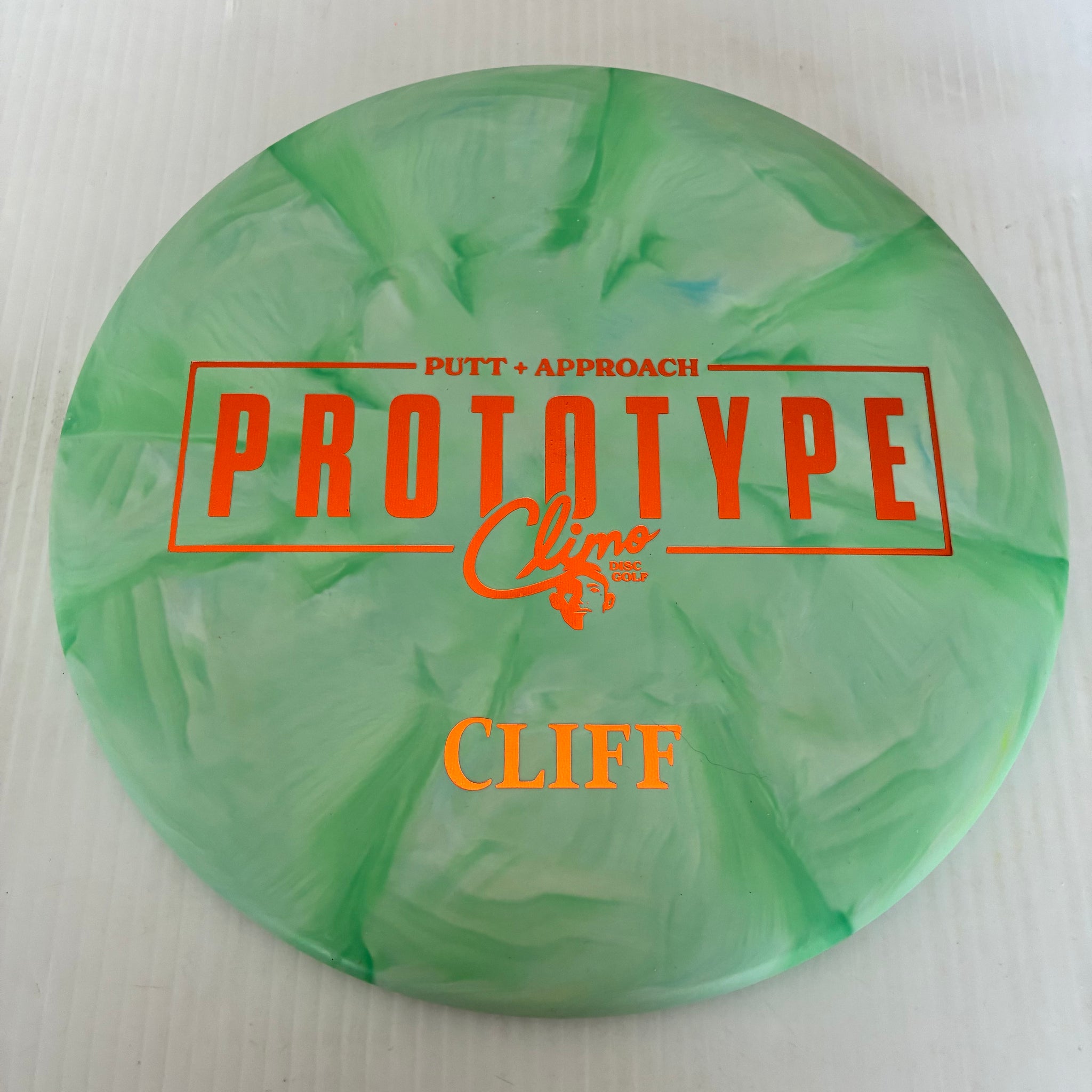 Climo Disc Golf Prototype Swirly Trophy Line Cliff 2/3/-1/0