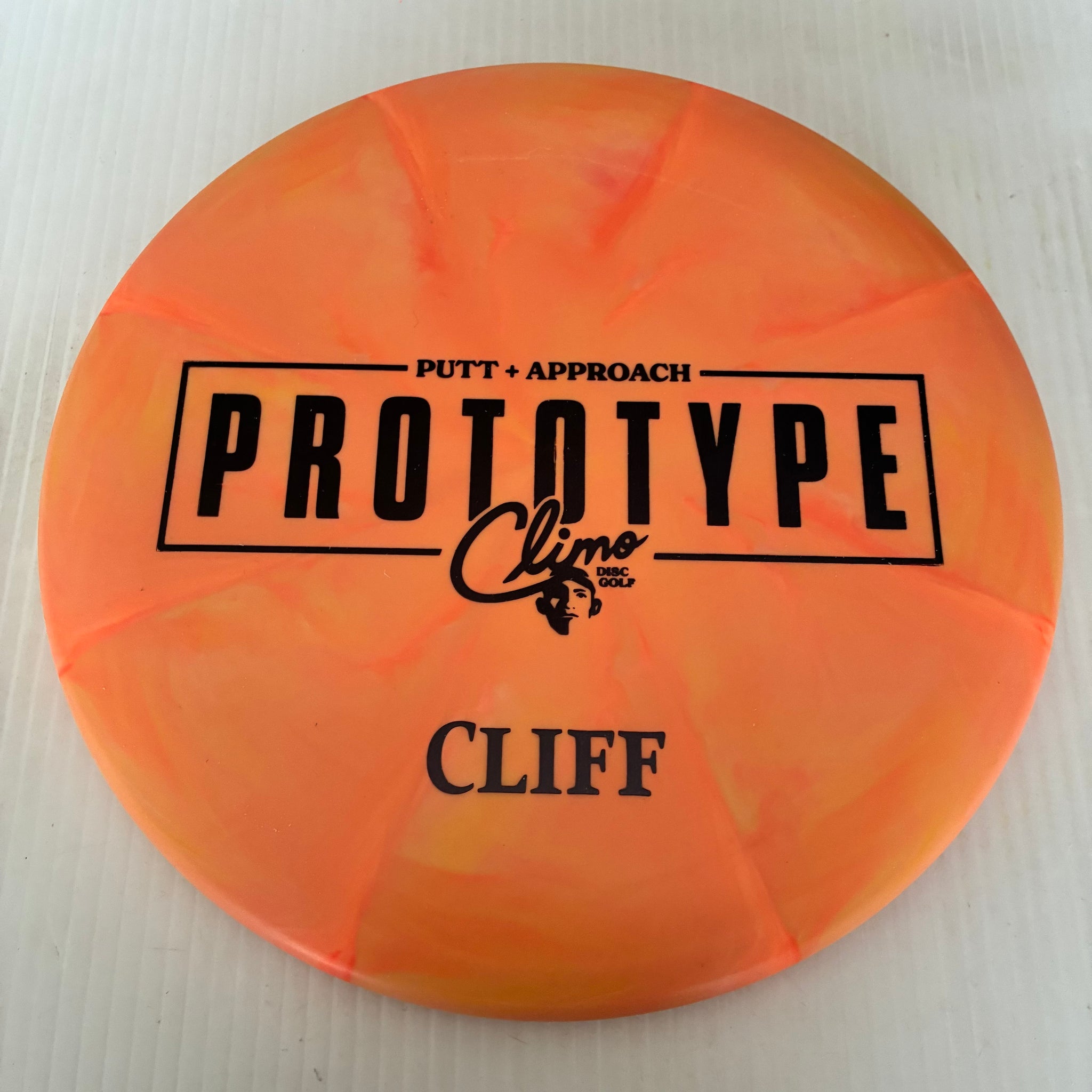 Climo Disc Golf Prototype Swirly Trophy Line Cliff 2/3/-1/0