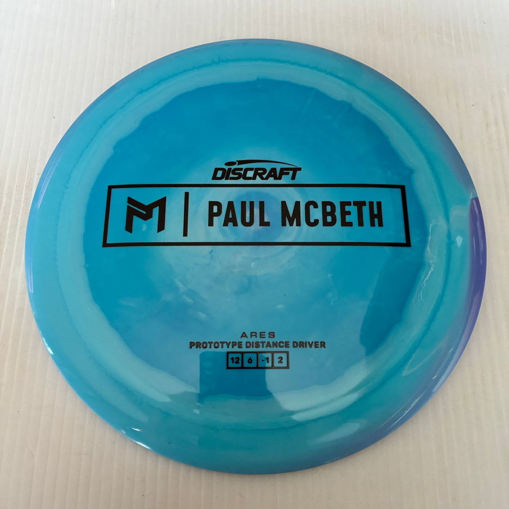 Discraft Paul McBeth Prototype Swirly ESP Ares 12/6/-1/2