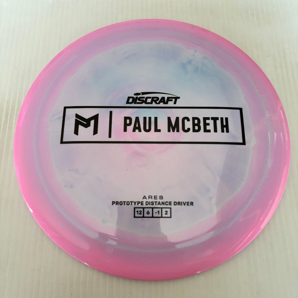 Discraft Paul McBeth Prototype Swirly ESP Ares 12/6/-1/2