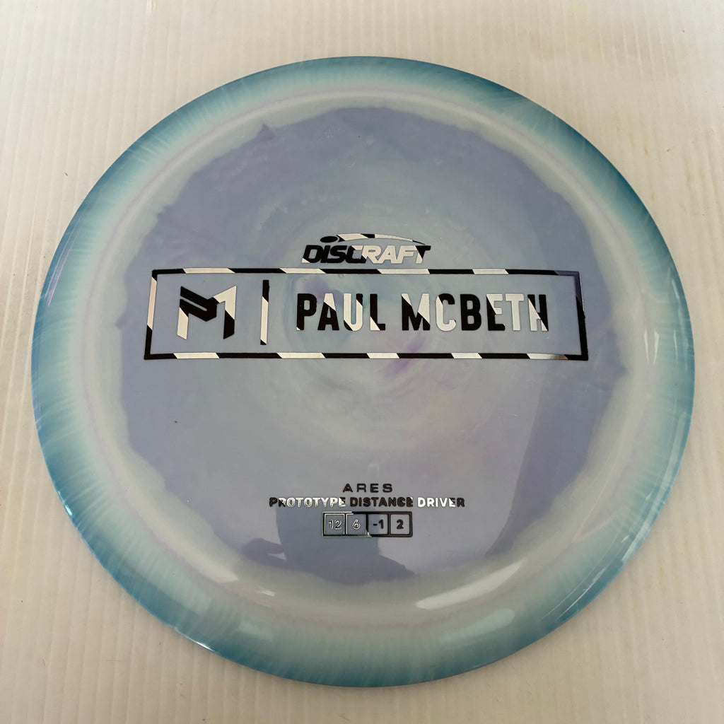 Discraft Paul McBeth Prototype Swirly ESP Ares 12/6/-1/2
