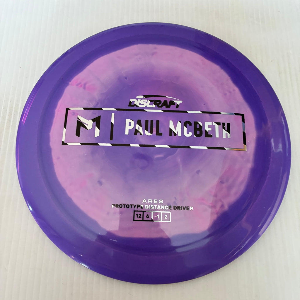 Discraft Paul McBeth Prototype Swirly ESP Ares 12/6/-1/2