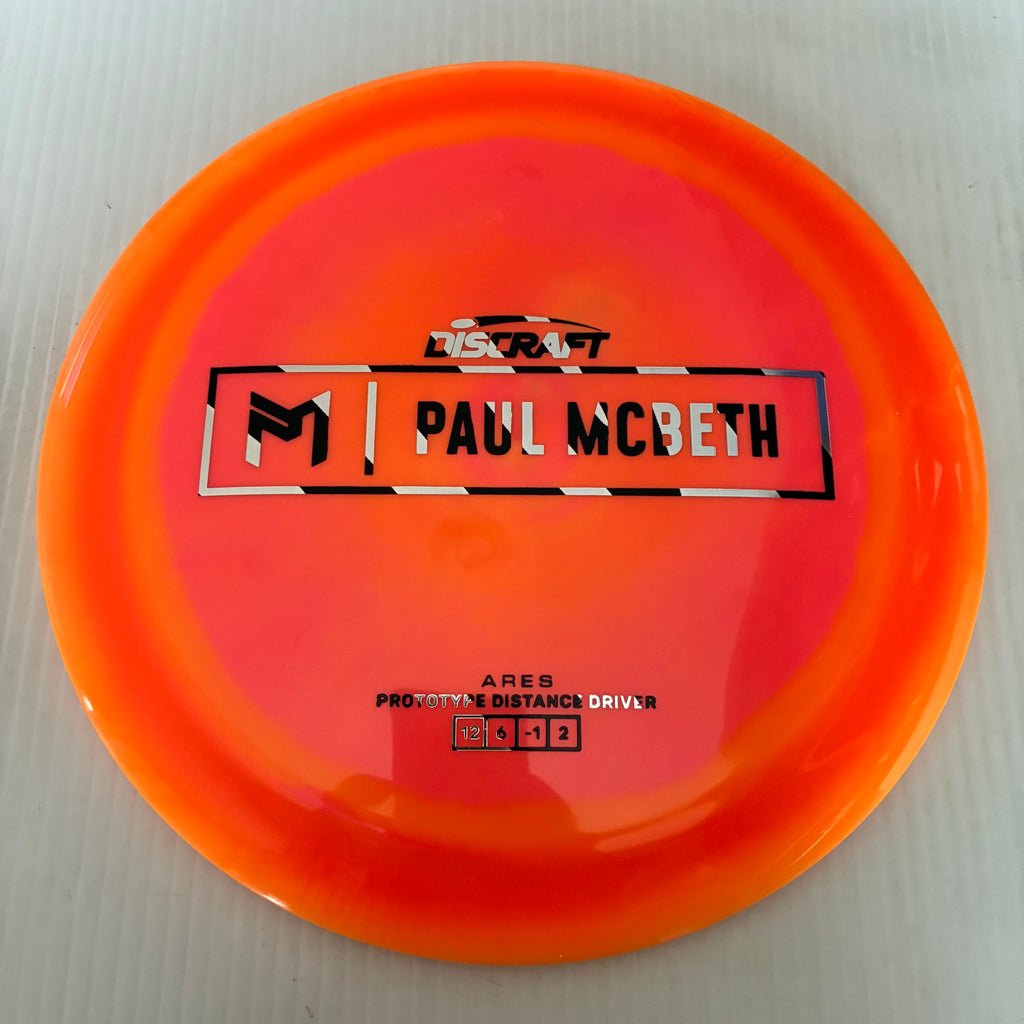 Discraft Paul McBeth Prototype Swirly ESP Ares 12/6/-1/2