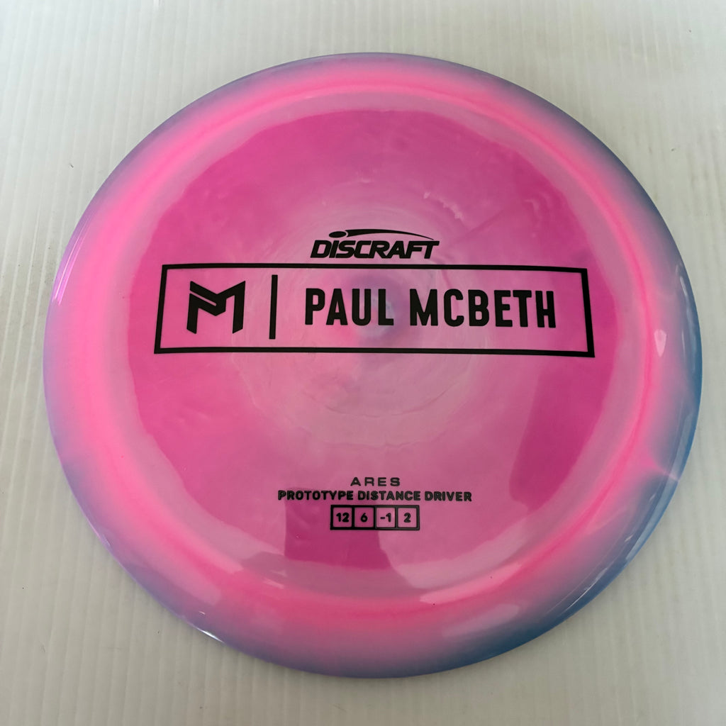 Discraft Paul McBeth Prototype Swirly ESP Ares 12/6/-1/2