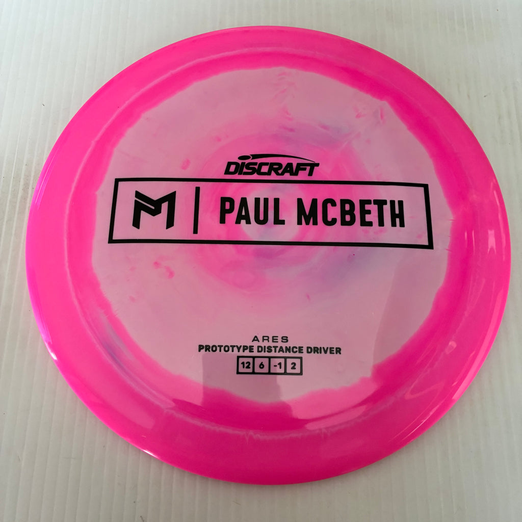 Discraft Paul McBeth Prototype Swirly ESP Ares 12/6/-1/2