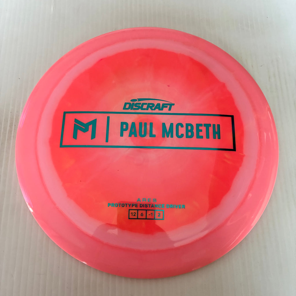 Discraft Paul McBeth Prototype Swirly ESP Ares 12/6/-1/2