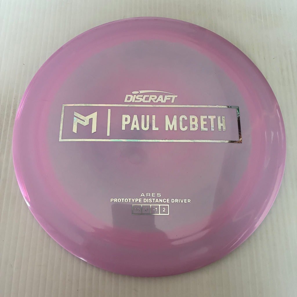 Discraft Paul McBeth Prototype Swirly ESP Ares 12/6/-1/2