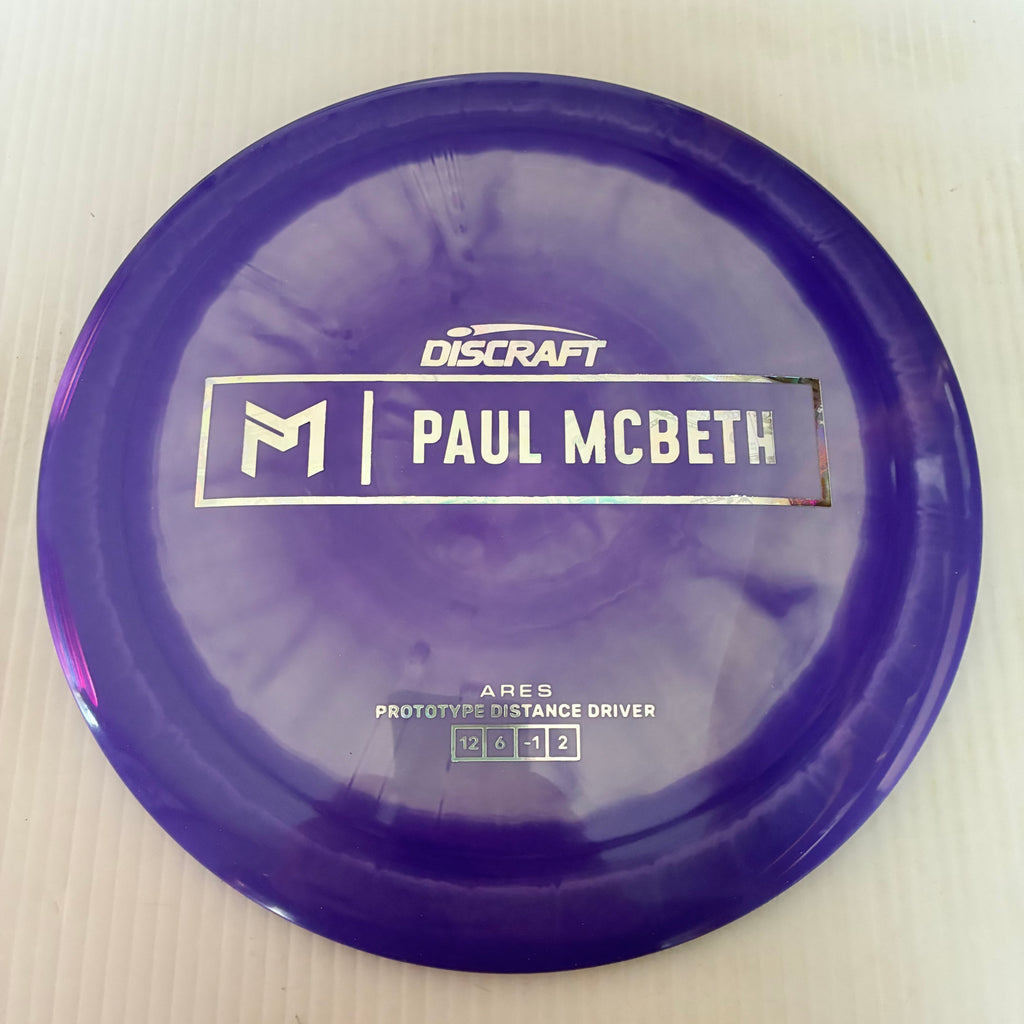 Discraft Paul McBeth Prototype Swirly ESP Ares 12/6/-1/2
