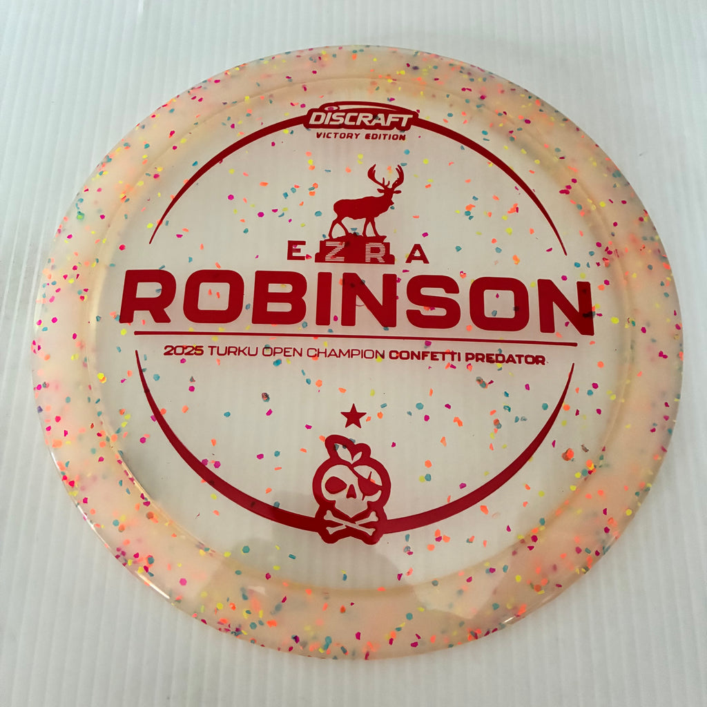 Discraft 2025 Ezra Robinson Turku Open Champion Confetti Z Predator 9/5/1/4