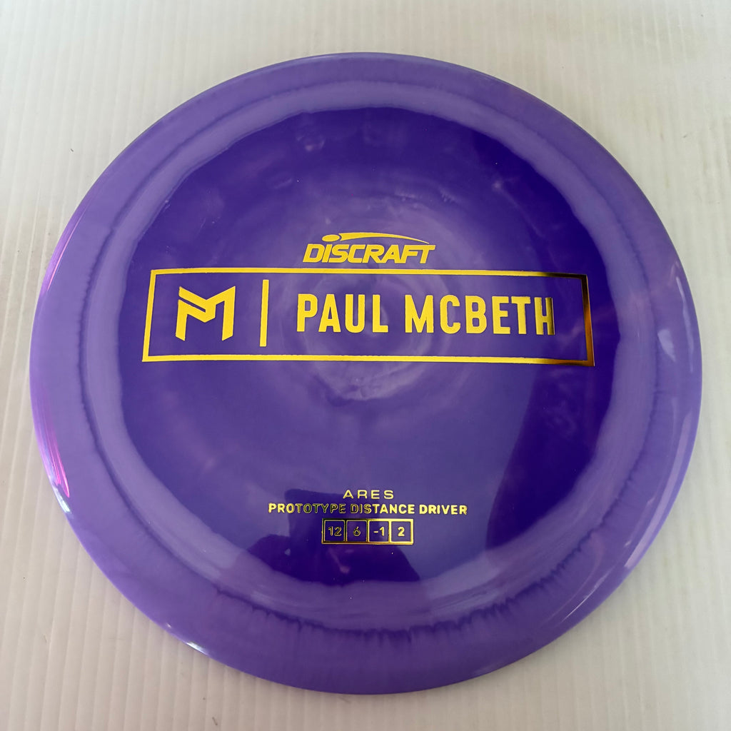 Discraft Paul McBeth Prototype Swirly ESP Ares 12/6/-1/2