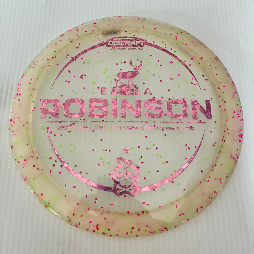 Discraft 2025 Ezra Robinson Turku Open Champion Confetti Z Predator 9/5/1/4
