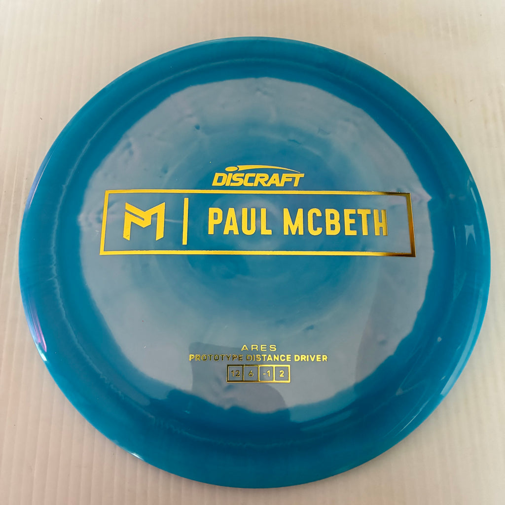 Discraft Paul McBeth Prototype Swirly ESP Ares 12/6/-1/2