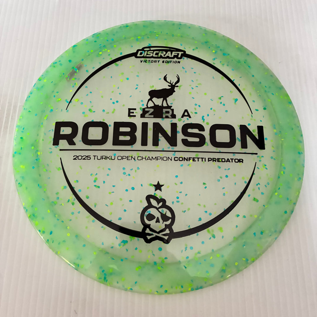 Discraft 2025 Ezra Robinson Turku Open Champion Confetti Z Predator 9/5/1/4