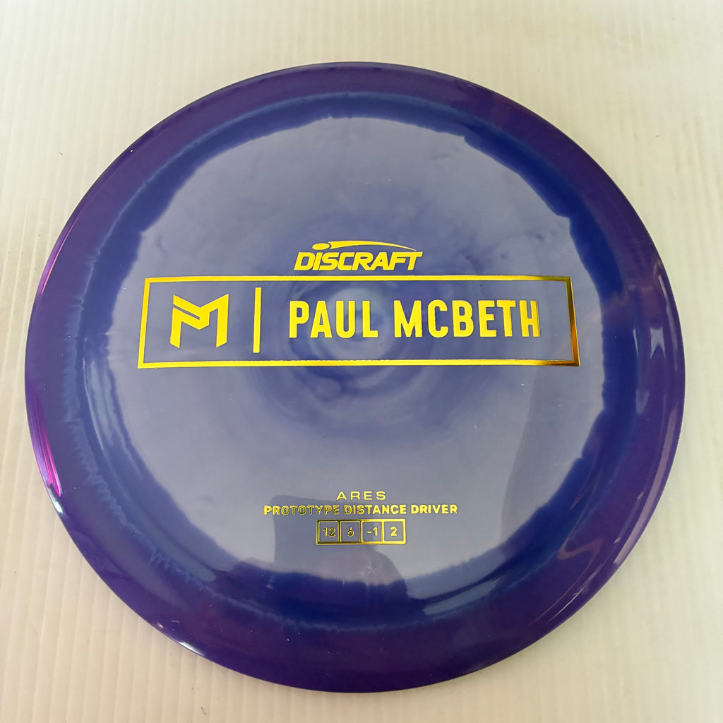 Discraft Paul McBeth Prototype Swirly ESP Ares 12/6/-1/2