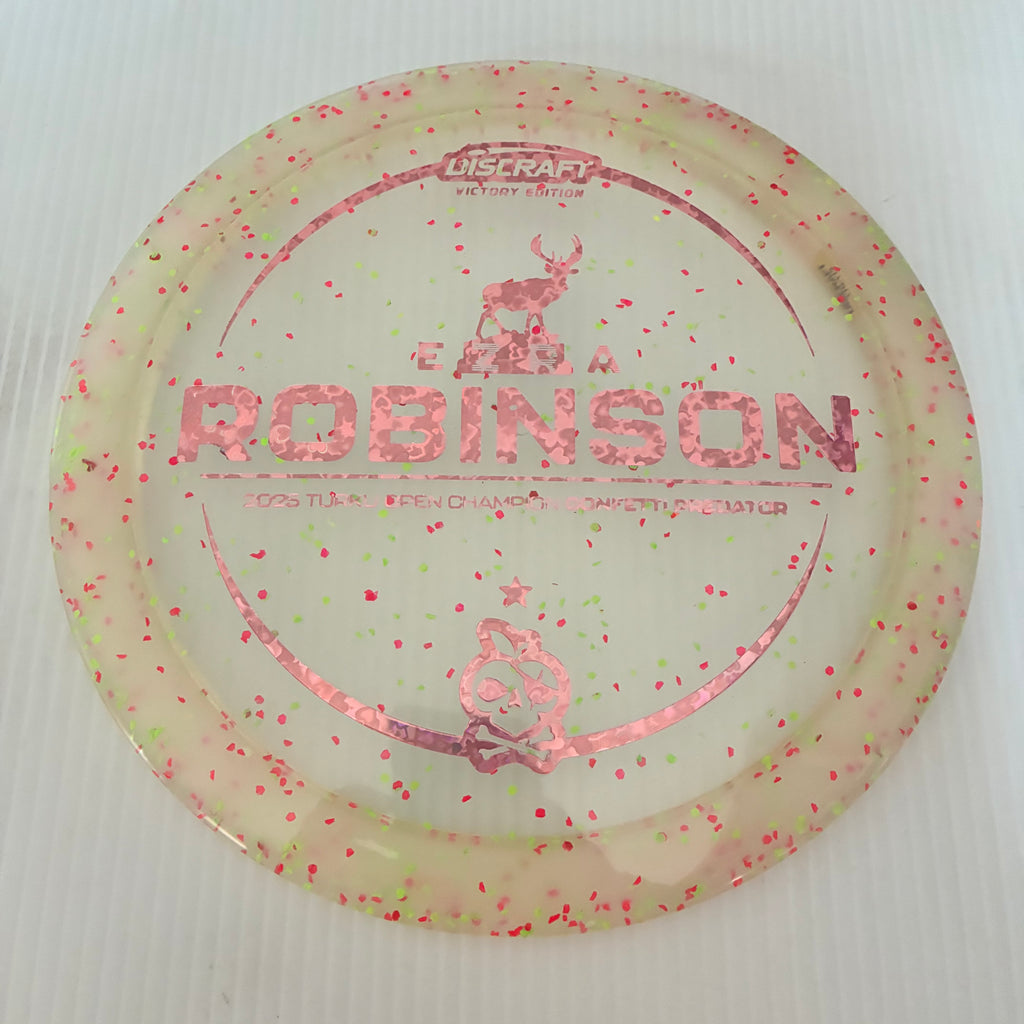 Discraft 2025 Ezra Robinson Turku Open Champion Confetti Z Predator 9/5/1/4