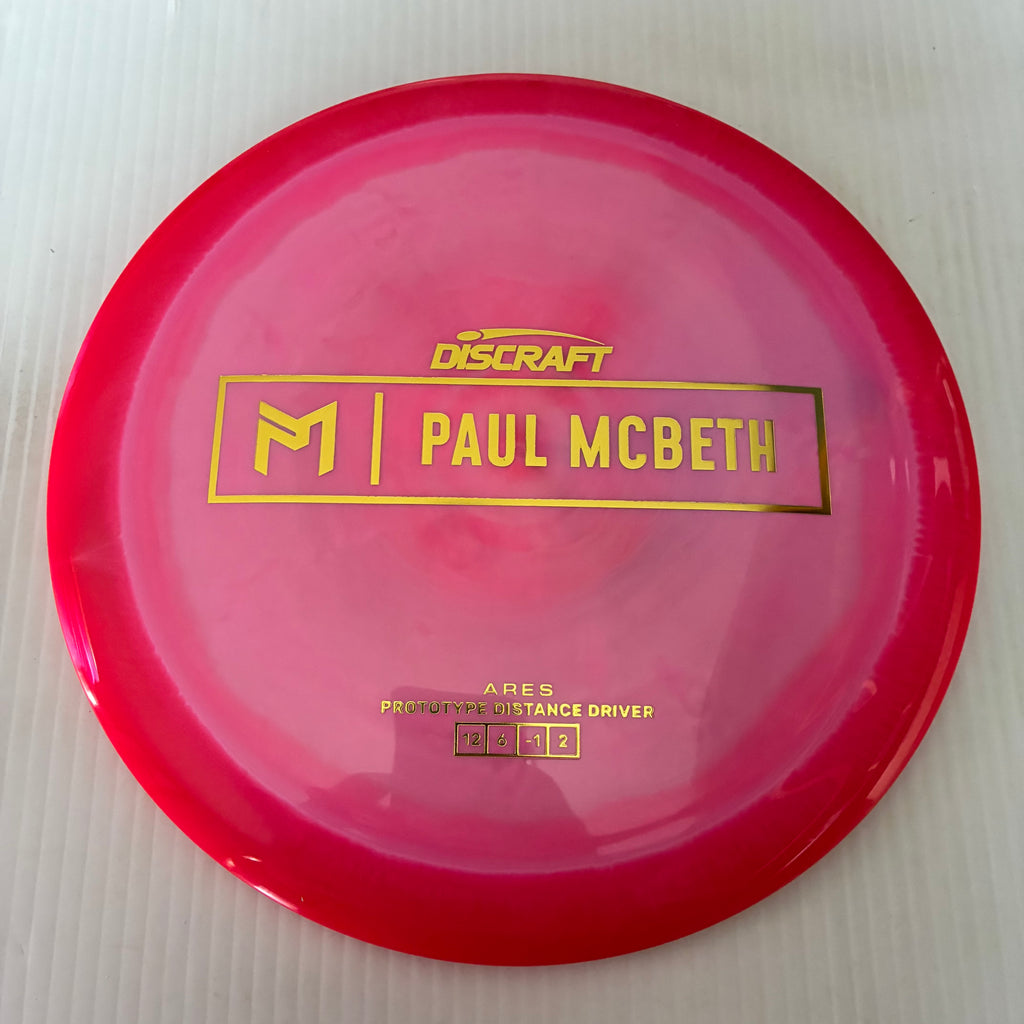 Discraft Paul McBeth Prototype Swirly ESP Ares 12/6/-1/2