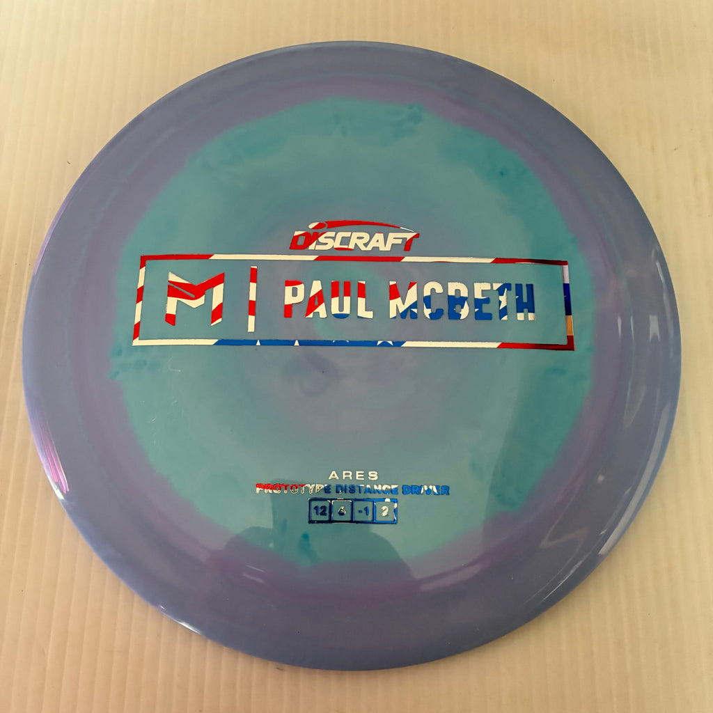Discraft Paul McBeth Prototype Swirly ESP Ares 12/6/-1/2