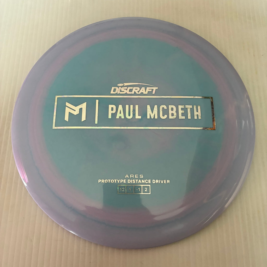 Discraft Paul McBeth Prototype Swirly ESP Ares 12/6/-1/2