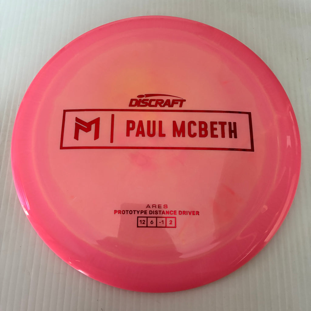Discraft Paul McBeth Prototype Swirly ESP Ares 12/6/-1/2