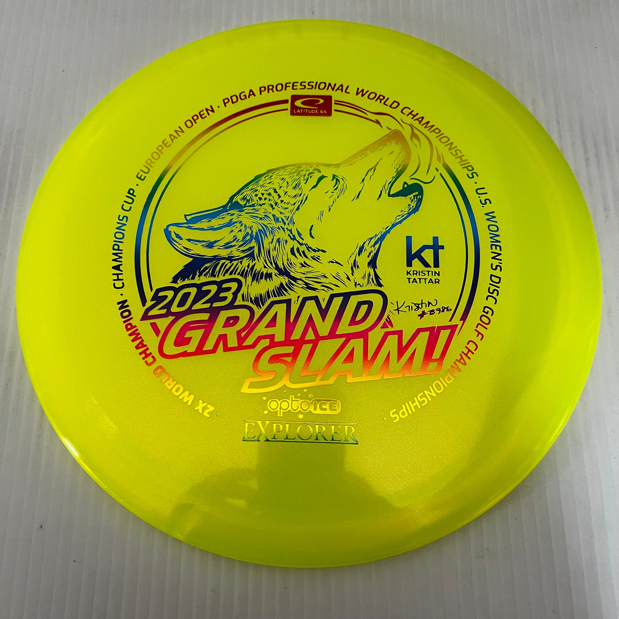 Latitude 64° 2023 Kristin Tattar Grand Slam Opto Ice Glimmer Explorer 7/5/0/2