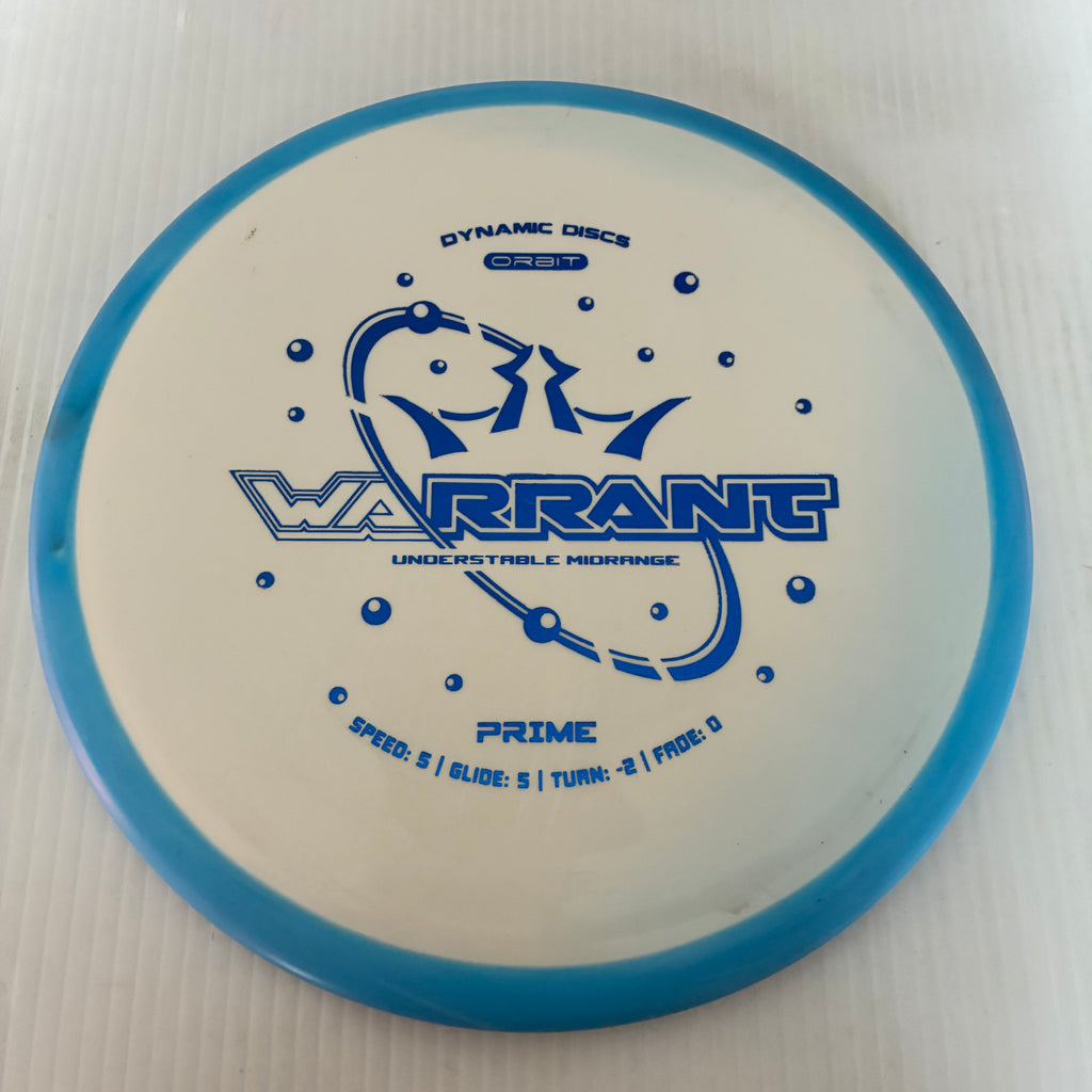Dynamic Discs Prime Orbit Warrant 5/5/-2/0
