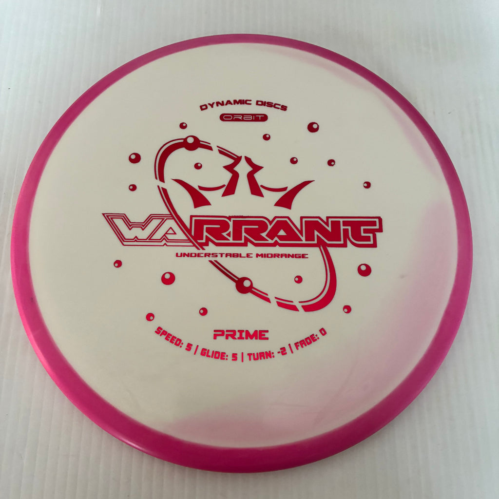 Dynamic Discs Prime Orbit Warrant 5/5/-2/0